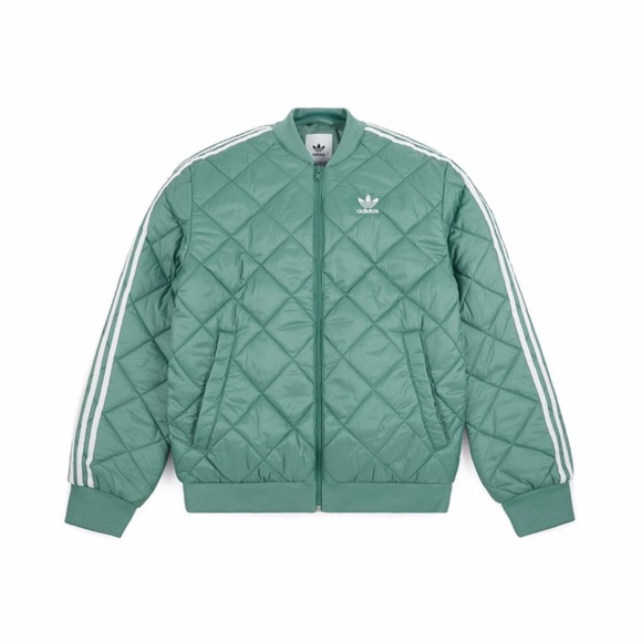 adidas Originals Womens SST Superstar Down Padded Coat White Puffa Bomber Jacket